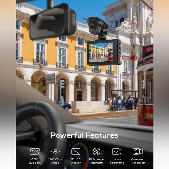 iZeeker Dash Camera - Black - Picture 2 of 5